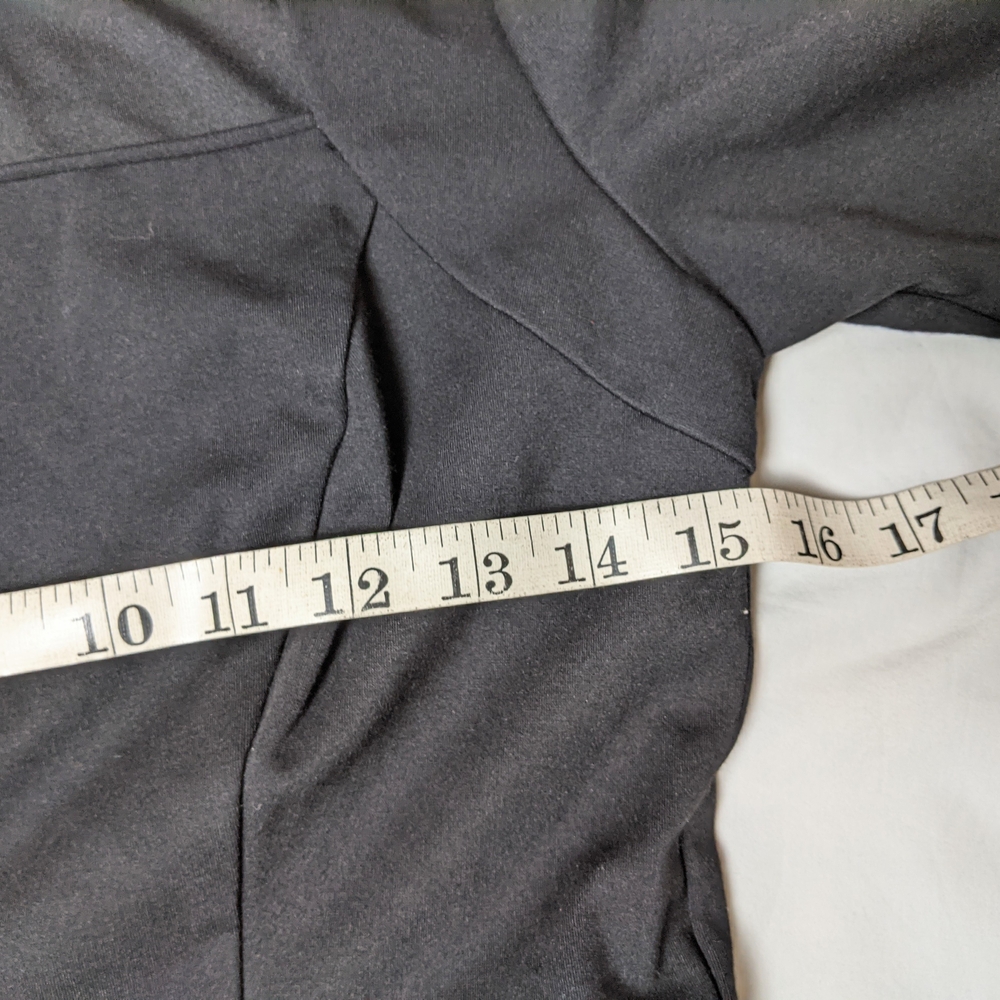 White House Black Market Black and White Sheath Dress Square Neck Midi Size 4 - Picture 7 of 9